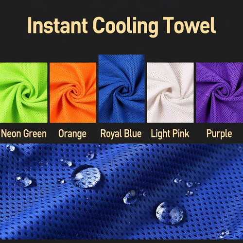 Icy Cooling Towel — Instant 3-Second Relief from Indian Heat ❄️