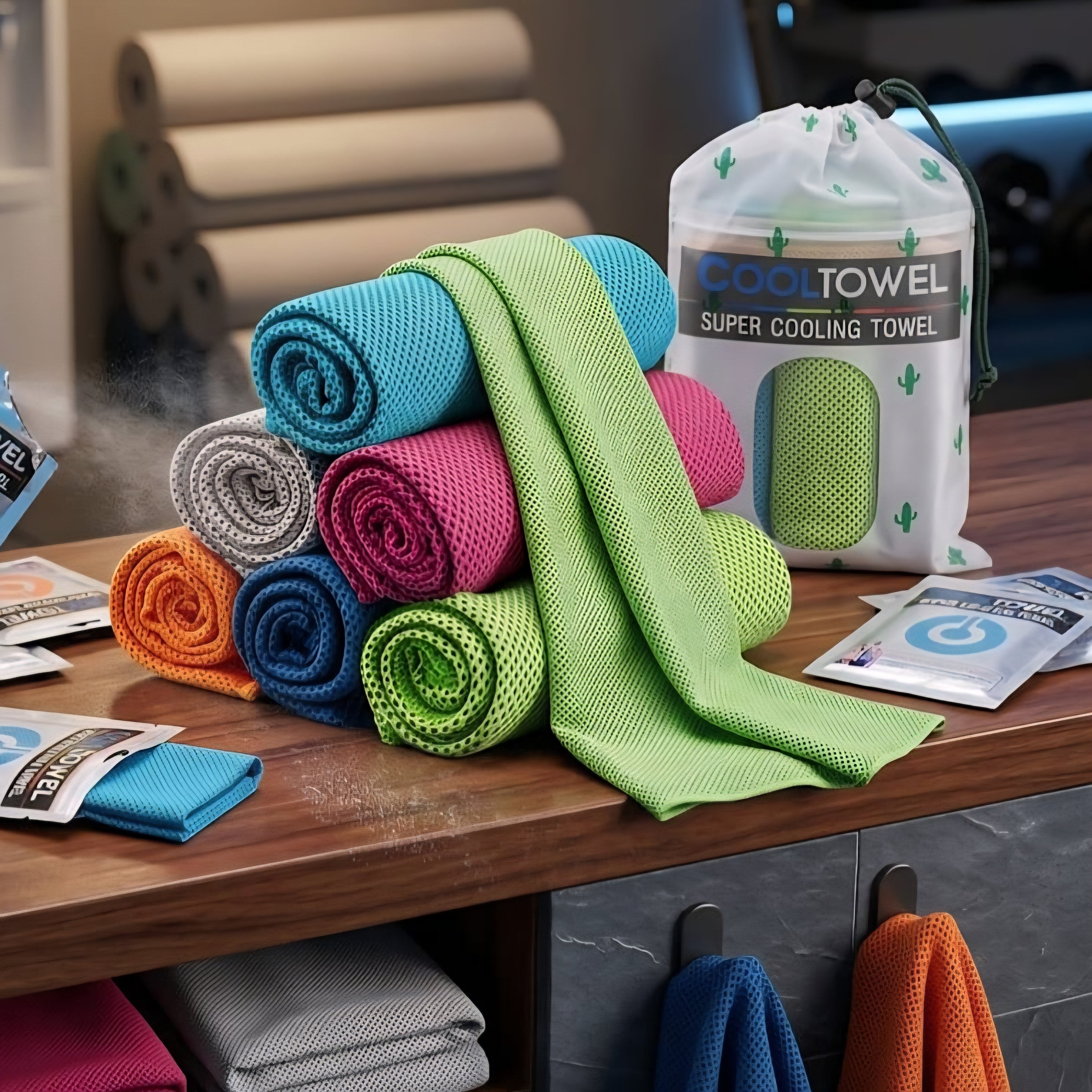 Icy Cooling Towel — Instant 3-Second Relief from Indian Heat ❄️